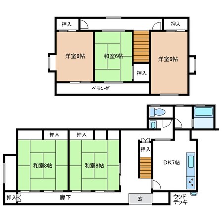 佐藤邸の物件間取画像